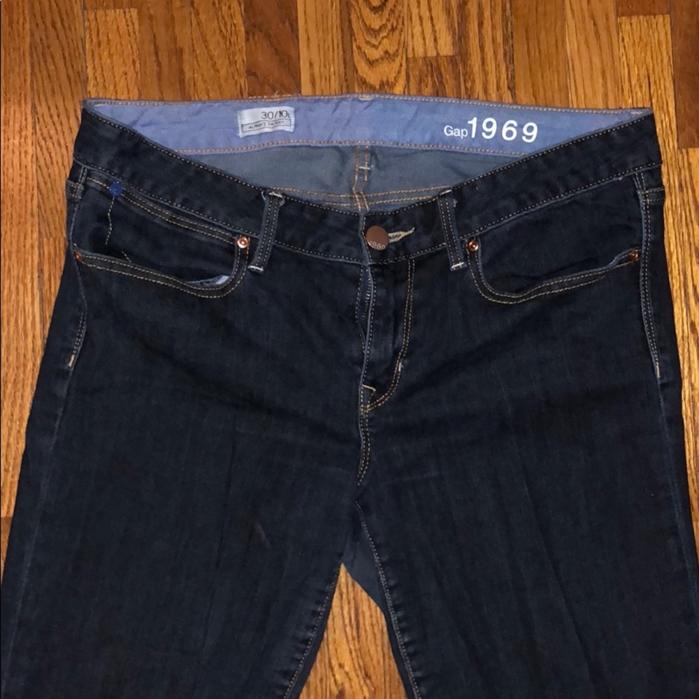 Dark Long Skinny Jeans